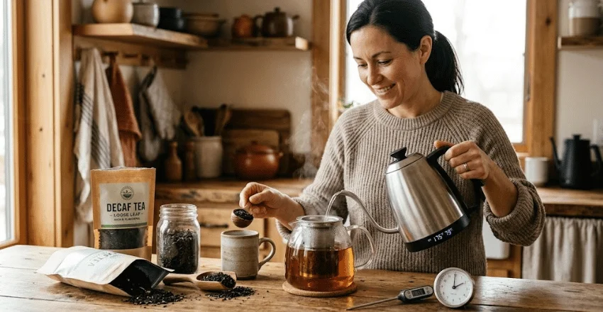 Brewing decaf so it still tastes like tea